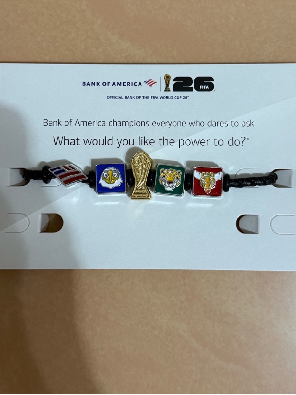 2026 World Cup Bank of America Fan Bracelet Large